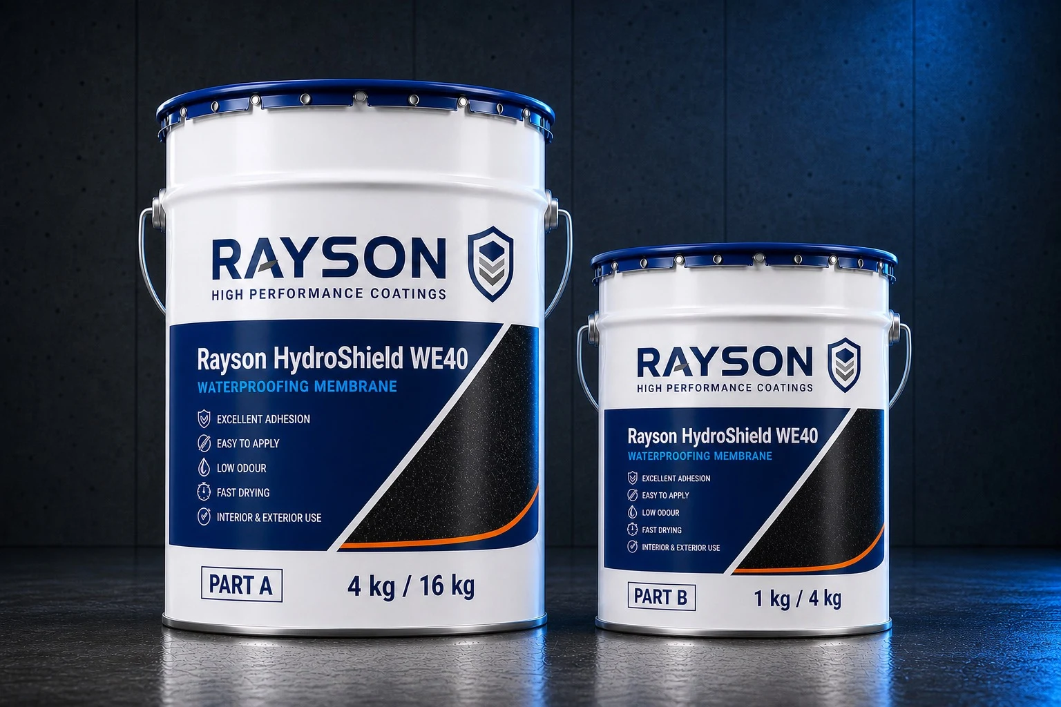 Rayson HydroShield WE40 real product packaging and supplied components