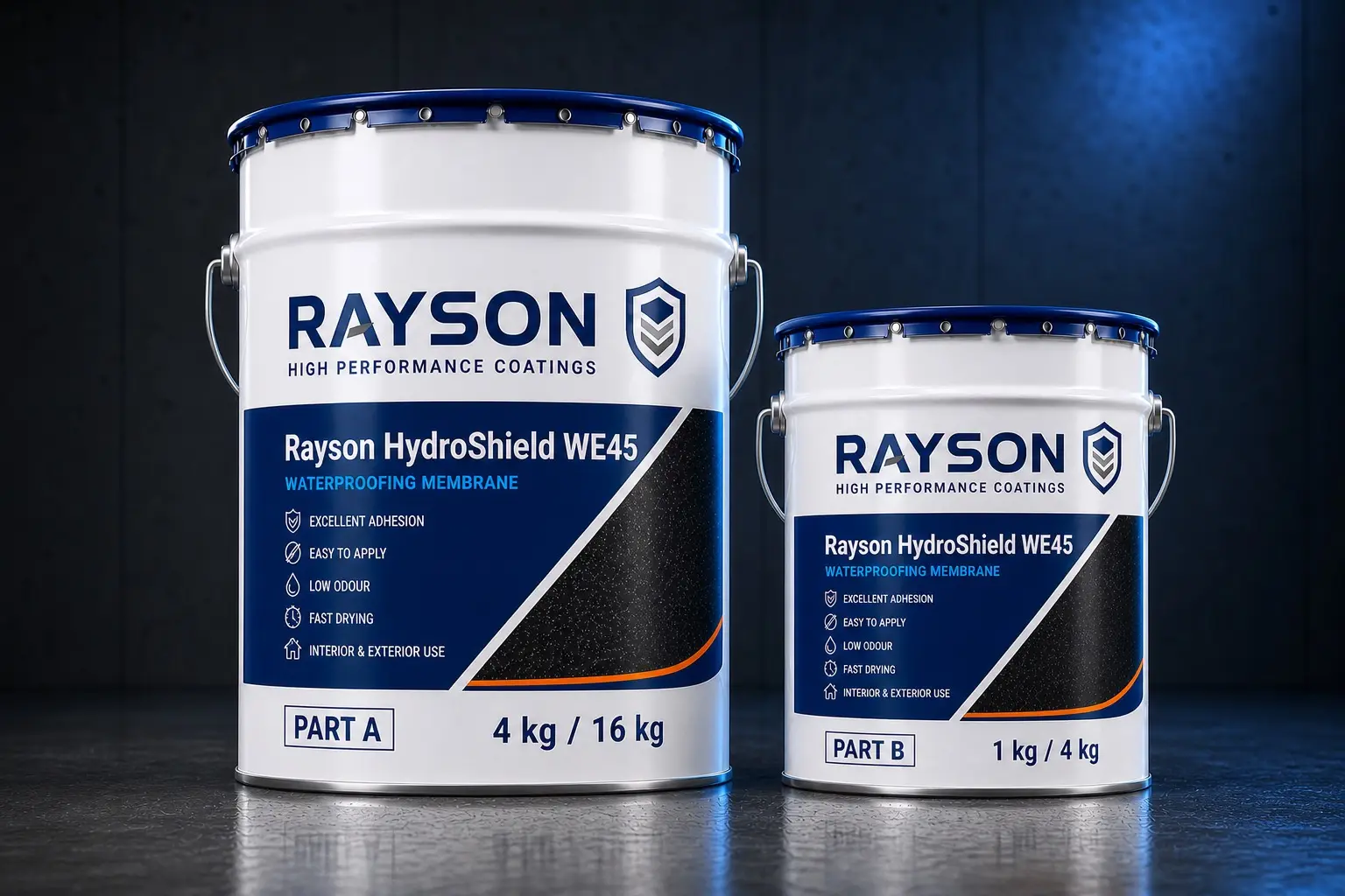 Rayson HydroShield WE45 — Water-based & low-odour systems
