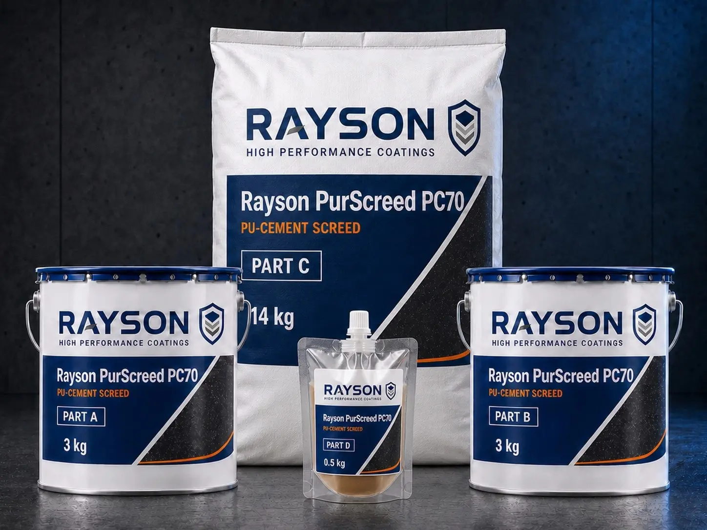 Rayson PurScreed PC70 — Polyurethane-cement systems