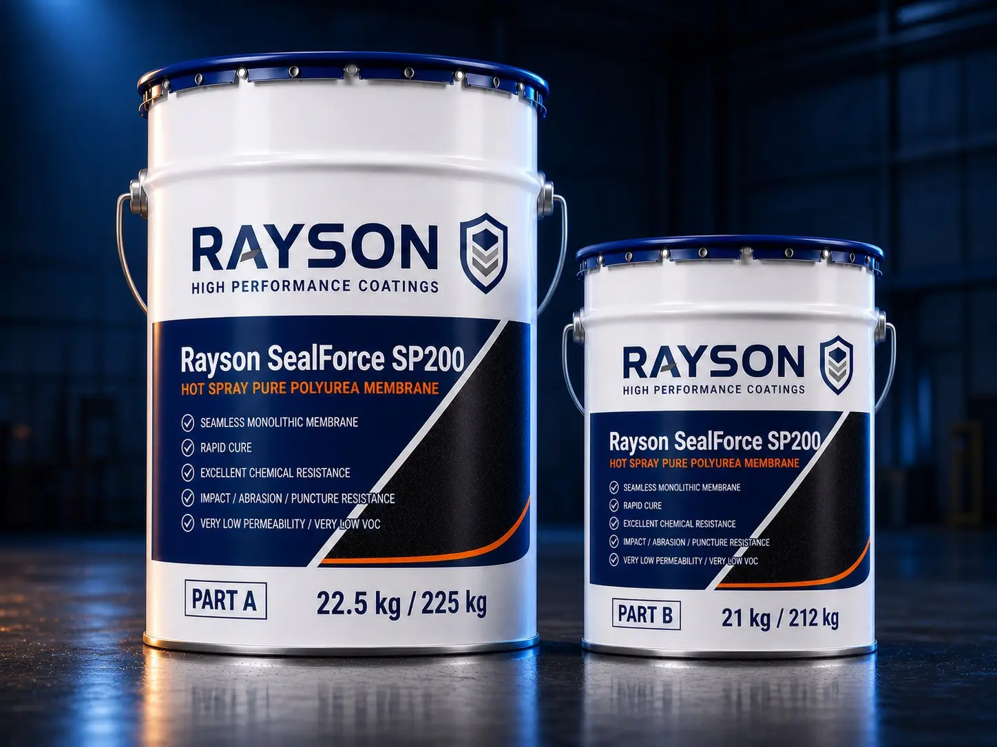 Rayson SealForce SP200 — Polyurea waterproofing membranes